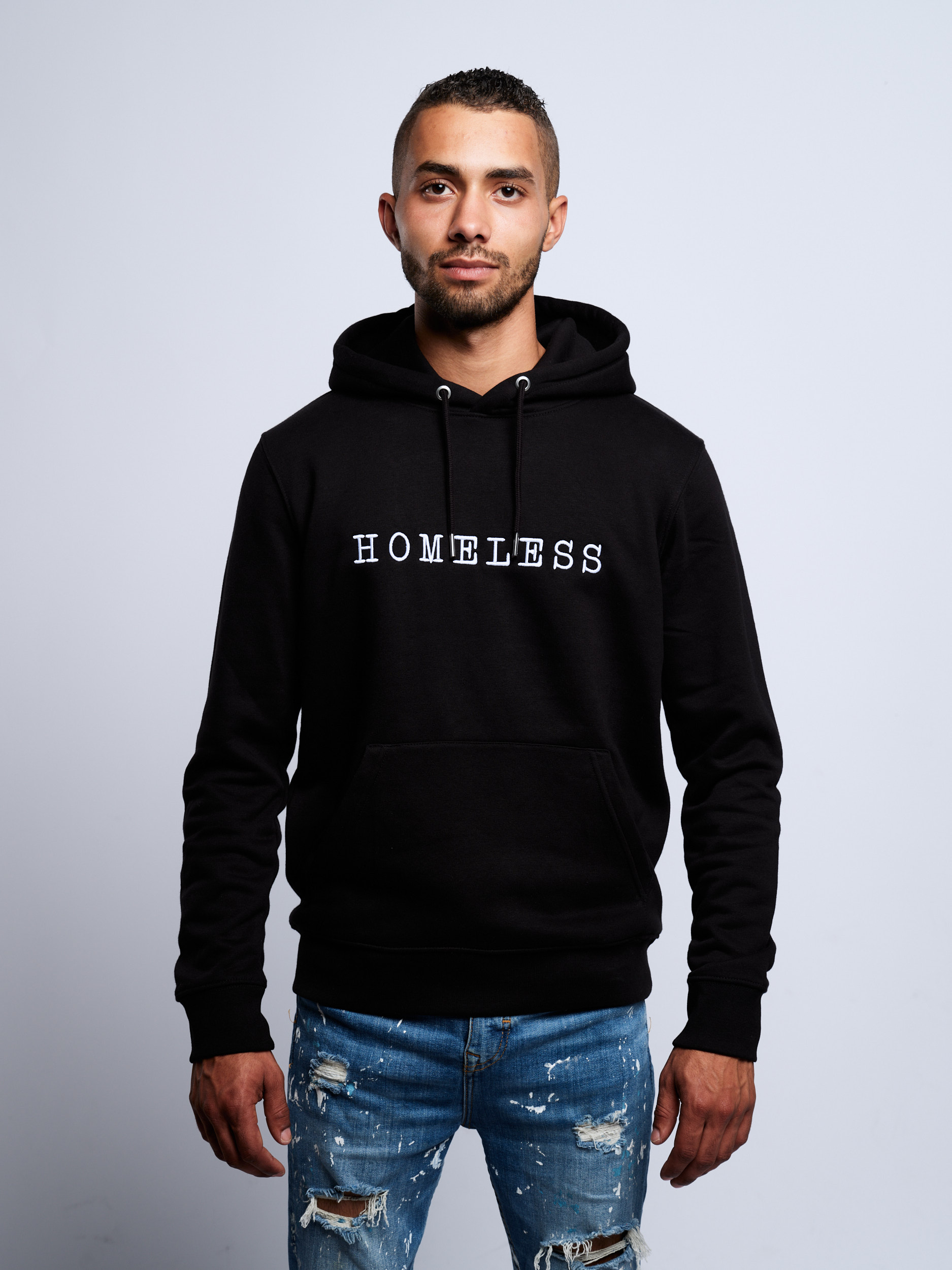 MIDNIGHT BLACK HOMELESS HOODIE - HOMELESS Official Site | Be Exclusive ...